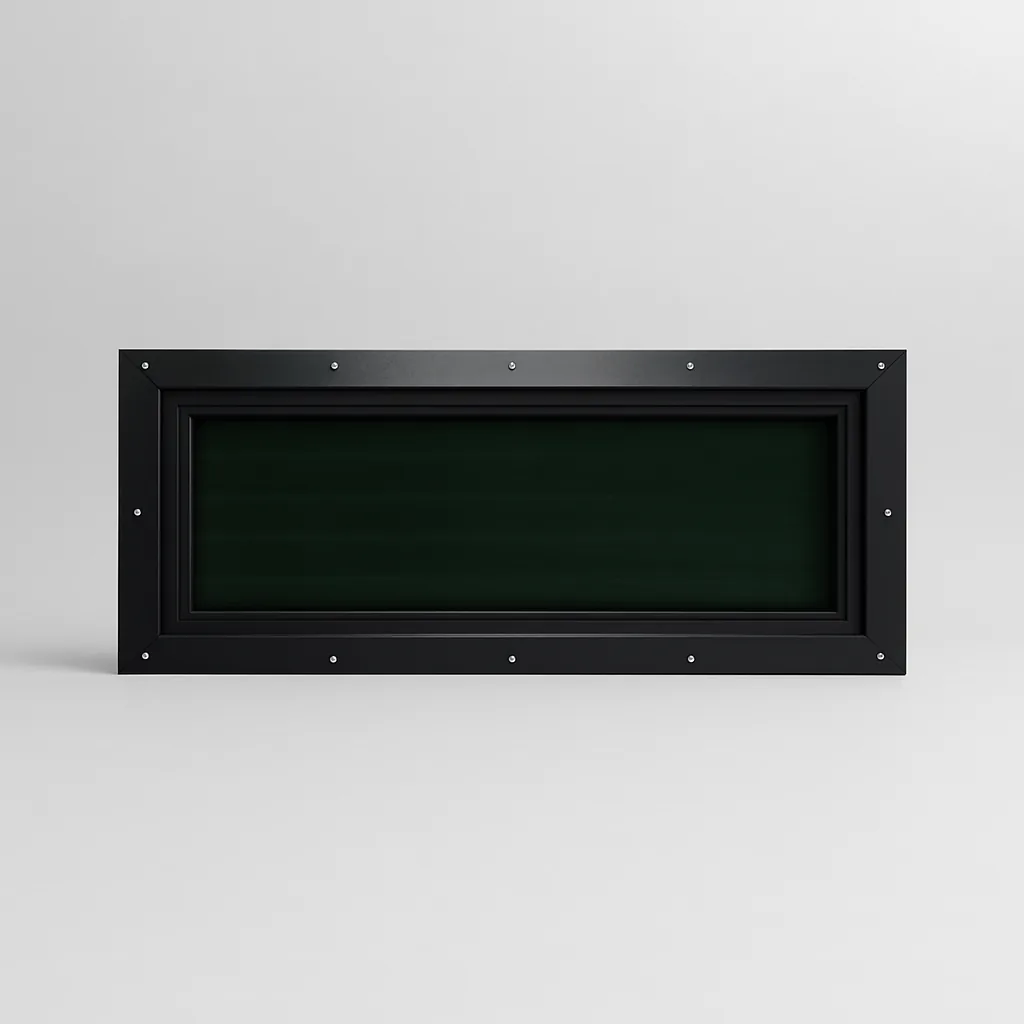 30″ × 11″ Tinted Frame Hunting Blind Window — Wide-format tinted frame hunting blind window for full field reads.