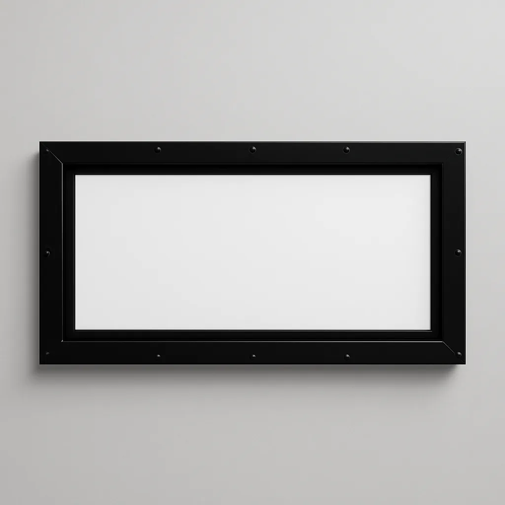 30″ × 14″ Clear Frame Hunting Blind Window — Clear combo-blind frame hunting window — best-selling cutout.
