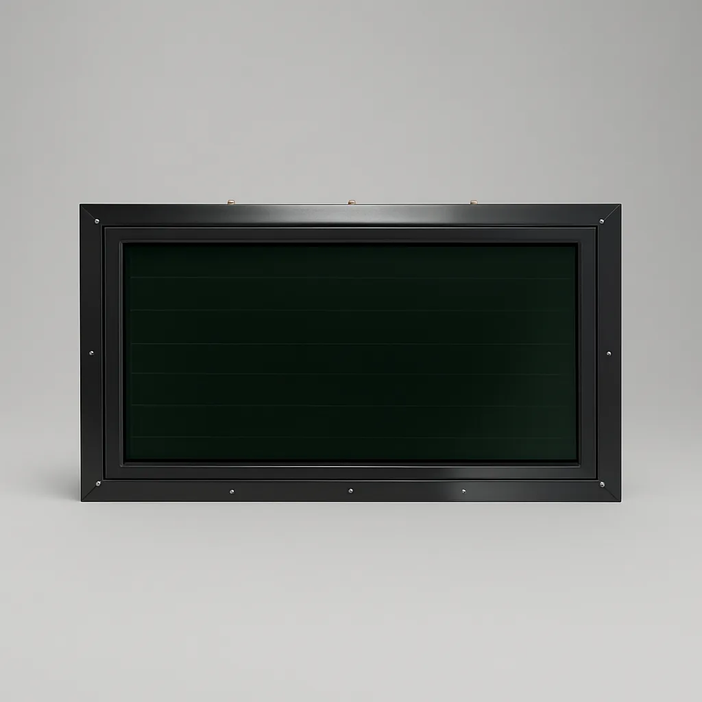 30″ × 16″ Tinted Frame Hunting Blind Window — Our largest tinted frame cutout — full bow clearance, full concealment.