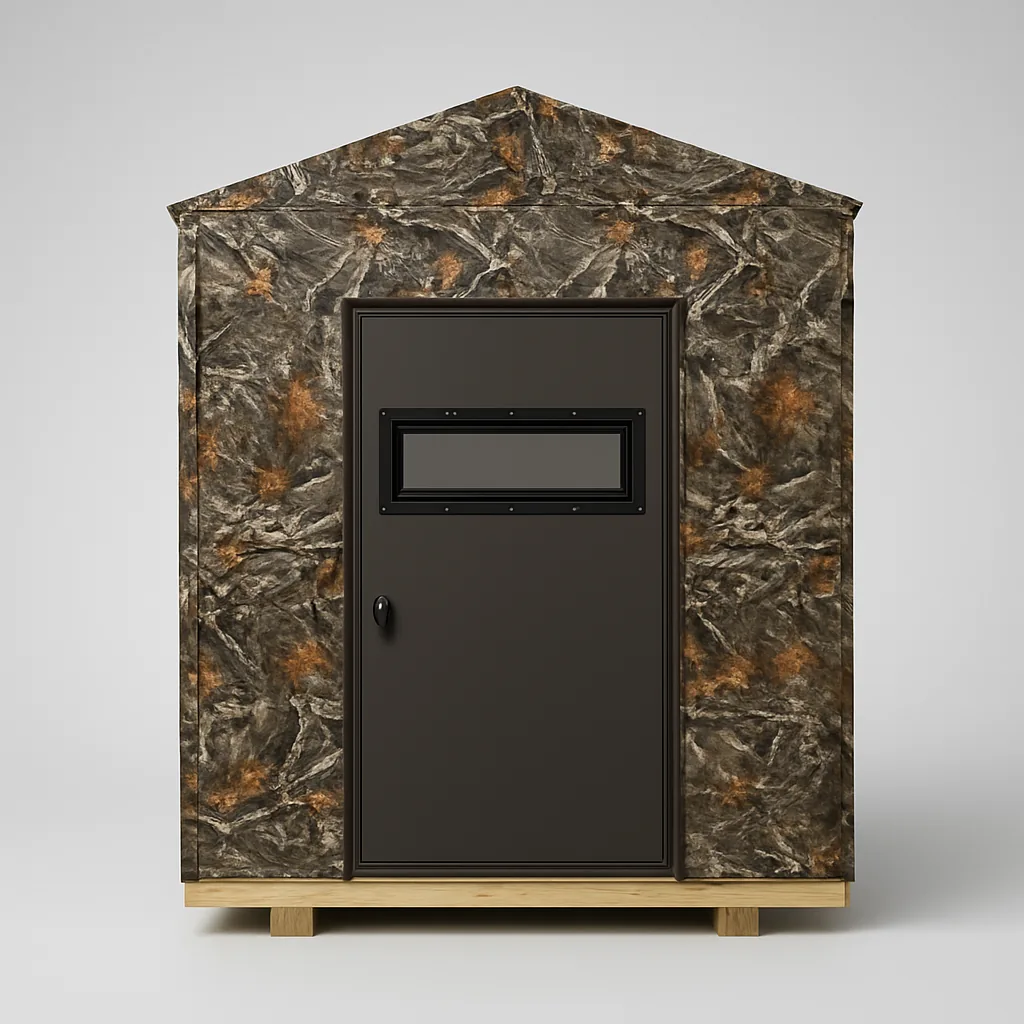 33″ × 63″ Wide-Entry Hunting Blind Door — Wide-entry hunting blind door — gear, dogs, and clients fit through it.