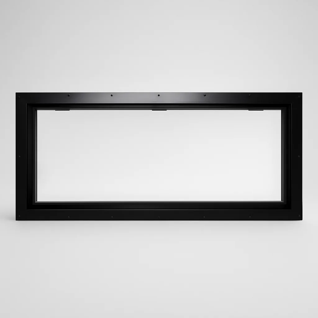 42″ × 16″ Clear Frame Hunting Blind Window — Largest clear-glass frame hunting blind window — maximum cutout in the lineup.